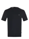 Hugo Boss Boss Taut 1 Logo T Shirt Navy In Black