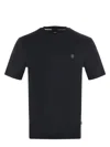 Hugo Boss Boss Taut 1 Logo T Shirt Navy In Black