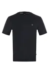 Hugo Boss Boss Taut 1 Logo T Shirt Navy In Black