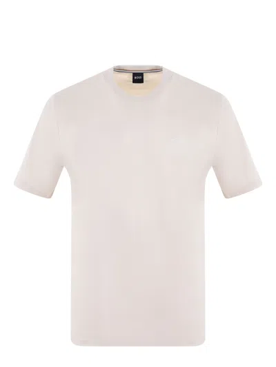 Hugo Boss Boss Cotton T-shirt In Pink
