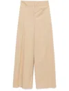 Hugo Boss Cotton Trousers Wide-leg Design Button Detail