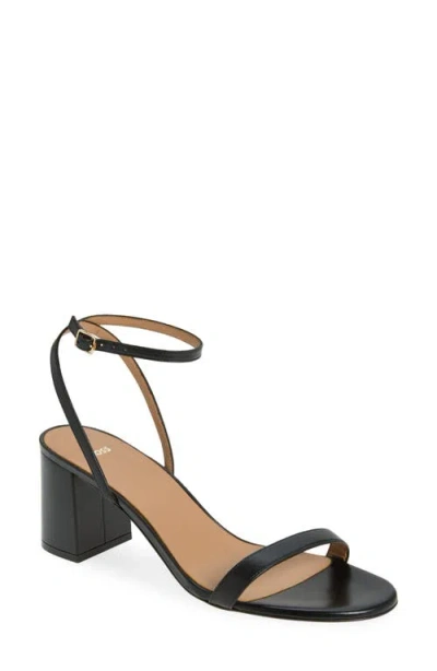 Hugo Boss Boss Cristas Ankle Strap Sandal In Black
