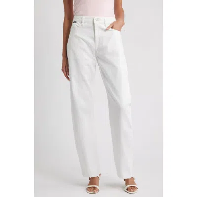 Hugo Boss Boss Daelya Straight Leg Jeans In White