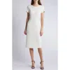 Hugo Boss Dakela Ruched Sheath Dress