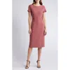 Hugo Boss Dakela Ruched Sheath Dress
