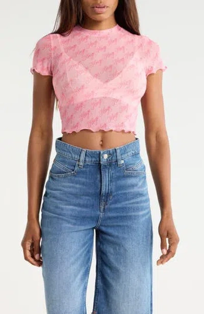 Hugo Boss Boss Daleana T-shirt In Pink
