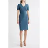 Hugo Boss Boss Damaisa Sheath Dress In Green