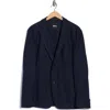 Hugo Boss Boss Dark Blue Solid Sport Coat In Multi