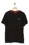Hugo Boss Boss Dave Stretch Cotton T-shirt In Black