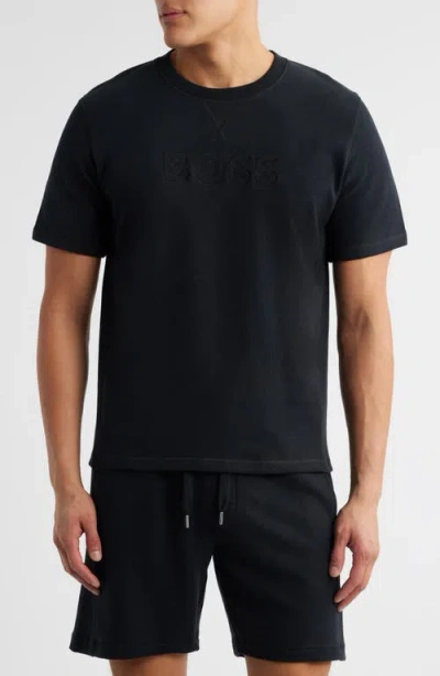 Hugo Boss Boss David Lounge T-shirt In Black