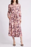 Hugo Boss Boss Davivio Tie Belt Long Sleeve Shirtdress