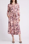 Hugo Boss Boss Davivio Tie Belt Long Sleeve Shirtdress