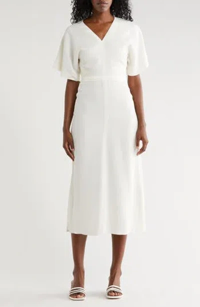 Hugo Boss Boss Dawinga Dolman Sleeve Maxi Dress In White