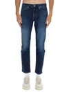 Hugo Boss Button Jeans In Blue