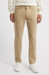 Hugo Boss Boss Delaware Slim Fit Five Pocket Pants In Light Beige