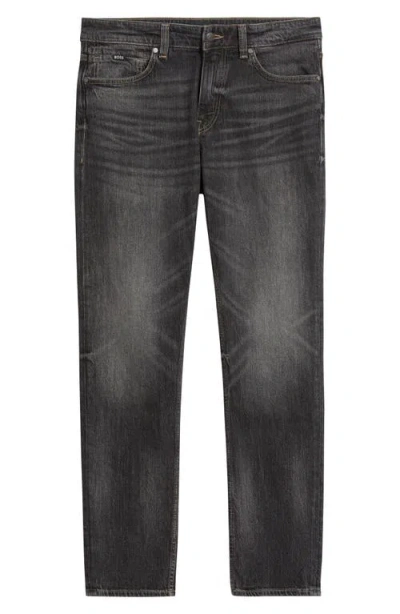 Hugo Boss Boss Delaware Slim Fit Jeans In Animal Print