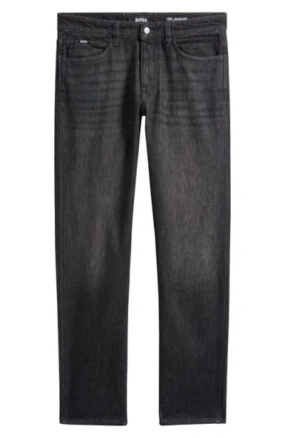 Hugo Boss Boss Delaware Slim Fit Jeans In Black