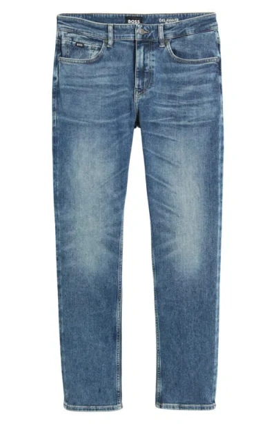 Hugo Boss Boss Delaware Slim Fit Stretch Jeans In Blue