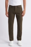 Hugo Boss Boss Delaware Straight Leg Five Pocket Pants In Open Green