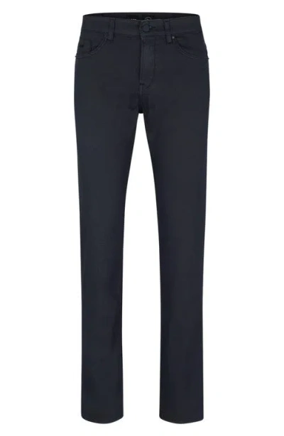 Hugo Boss Slim-fit Jeans In Dark-blue Super-soft Denim