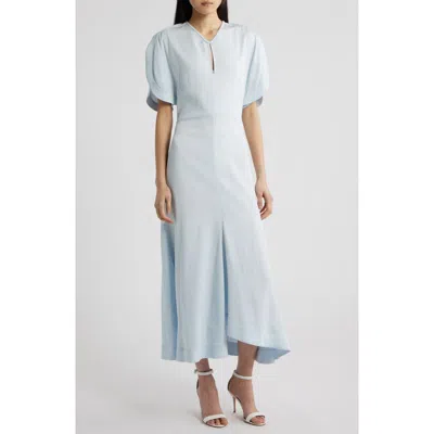 Hugo Boss Boss Denaz High Low Midi Dress In Blue