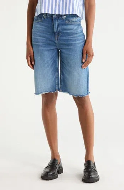 Hugo Boss Boss Denim Shorts In Blue