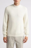 Hugo Boss Boss Derano Virgin Wool Blend Sweater In Open White