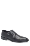 Hugo Boss Boss Derrek Double Monk Strap Cap Toe Shoe In Black