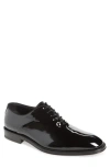 Hugo Boss Leather Derby Shoes With Double Stitching On Uppers In Black