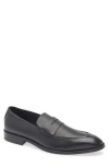 Hugo Boss Boss Derreck Penny Loafer In Black