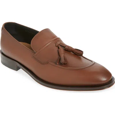 Hugo Boss Boss Derrek Tassel Loafer In Medium Brown