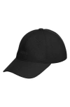 Hugo Boss Boss Derrel Wool Blend Baseball Cap In Black