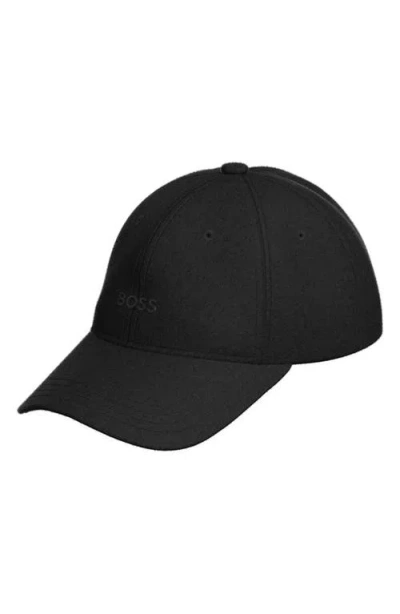 Hugo Boss Boss Derrel Wool Blend Baseball Cap In Black