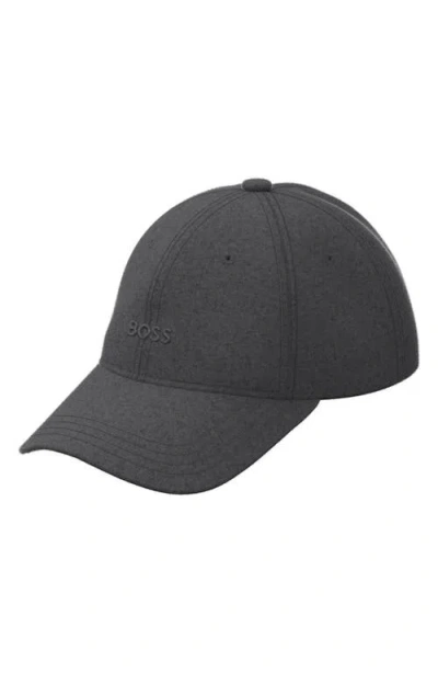Hugo Boss Boss Derrel Wool Blend Baseball Cap In Gray