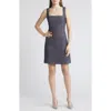 Hugo Boss Boss Destena Tweed Sheath Dress In Insignia Blue Tweed