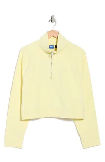 Hugo Boss Boss Dileria Sweatshirt In Yellow