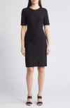 Hugo Boss Dirula Sheath Dress In Black