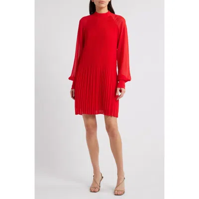 HUGO BOSS BOSS DOLUMI LONG SLEEVE SHIFT DRESS