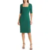 Hugo Boss Doneba Bodycon Square Neck Dress In Neplica