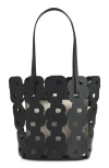 Hugo Boss Boss Double B Monogram Leather Tote
