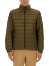 Hugo Boss Lightweight Padded Jacket With Water-repellent Finish In Green