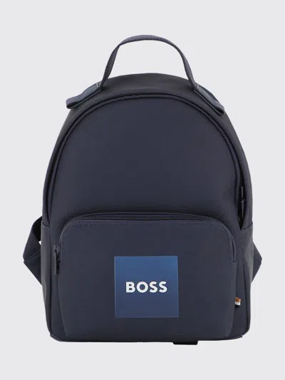 Hugo Boss Boss Duffel Bag Kids In Blue