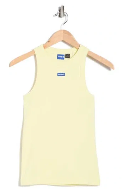 Hugo Boss Boss Easy Tank In Yellow