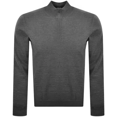 Hugo Boss Boss Ebenji Knit Jumper Grey In Gray