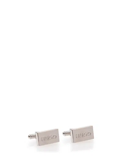 Hugo Boss Boss E-classic 2 Cufflinks In Silver