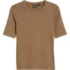 Hugo Boss Boss Efita T-shirt In Teak