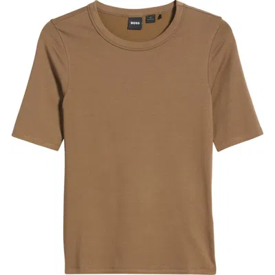 Hugo Boss Boss Efita T-shirt In Teak