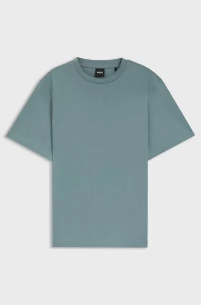 Hugo Boss Boss Eharpa T-shirt Blue In Green