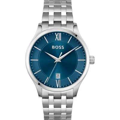 Hugo Boss Boss Elite Bracelet Watch, 41mm In Blue