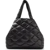 Hugo Boss Boss Ellie Quilted Tote In Black